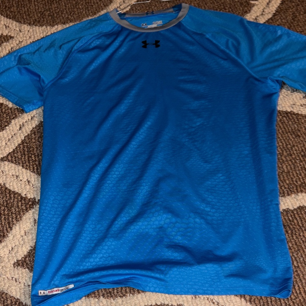 Under Armour Electric Blue Short Sleeve Shirt